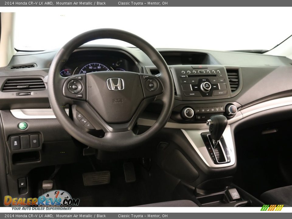 2014 Honda CR-V LX AWD Mountain Air Metallic / Black Photo #7