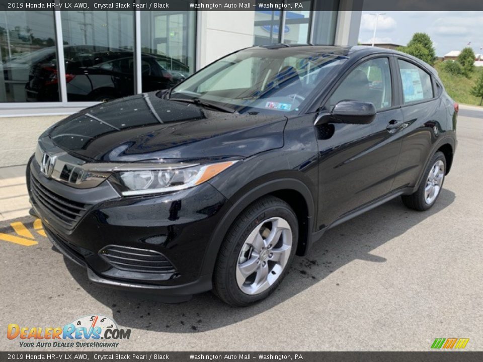 2019 Honda HR-V LX AWD Crystal Black Pearl / Black Photo #2