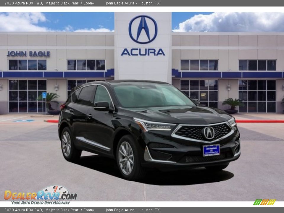 2020 Acura RDX FWD Majestic Black Pearl / Ebony Photo #1