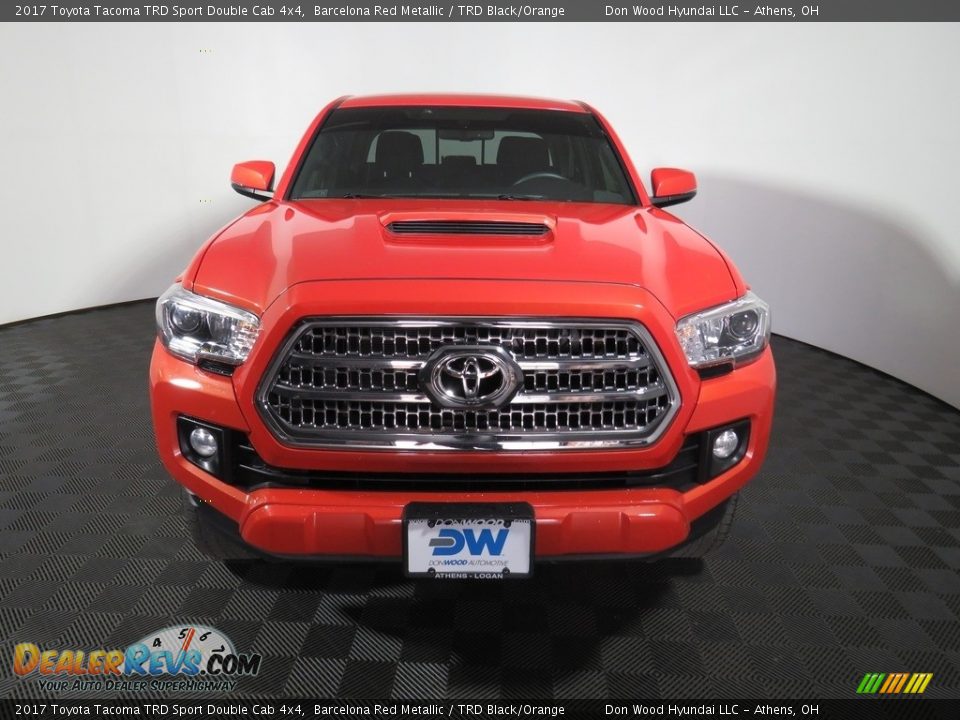 2017 Toyota Tacoma TRD Sport Double Cab 4x4 Barcelona Red Metallic / TRD Black/Orange Photo #4