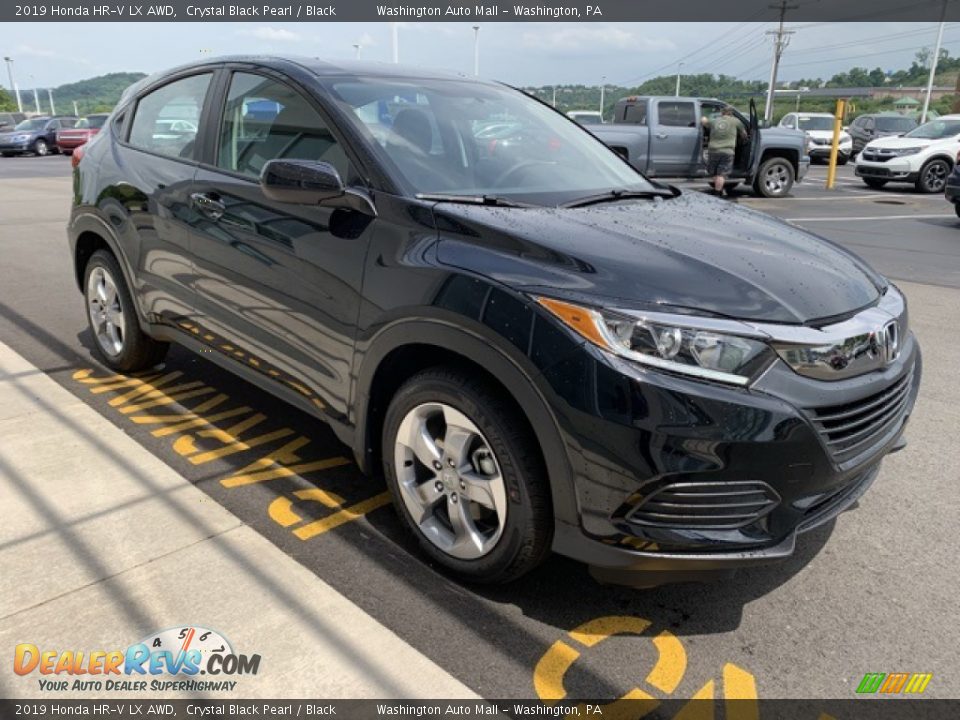 2019 Honda HR-V LX AWD Crystal Black Pearl / Black Photo #4