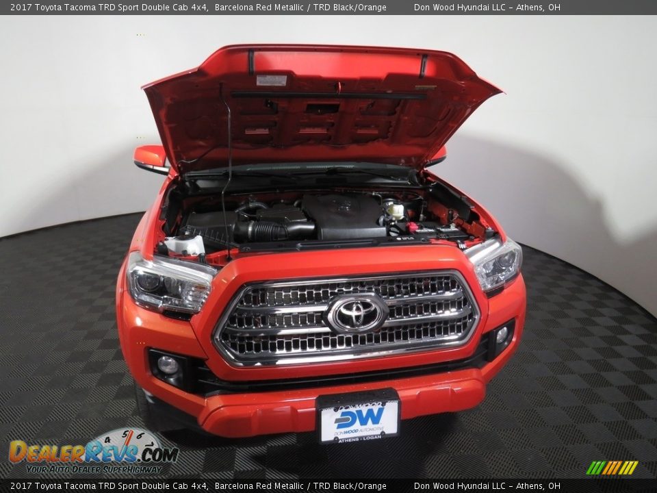 2017 Toyota Tacoma TRD Sport Double Cab 4x4 Barcelona Red Metallic / TRD Black/Orange Photo #5