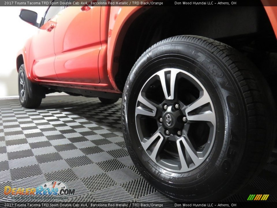 2017 Toyota Tacoma TRD Sport Double Cab 4x4 Barcelona Red Metallic / TRD Black/Orange Photo #10