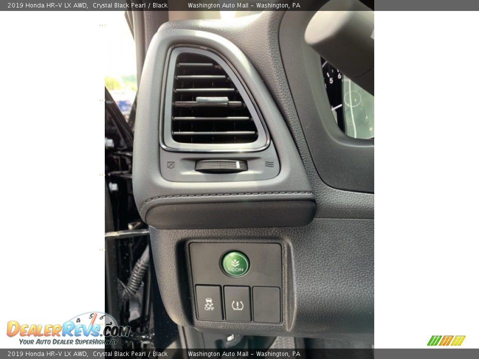 2019 Honda HR-V LX AWD Crystal Black Pearl / Black Photo #12
