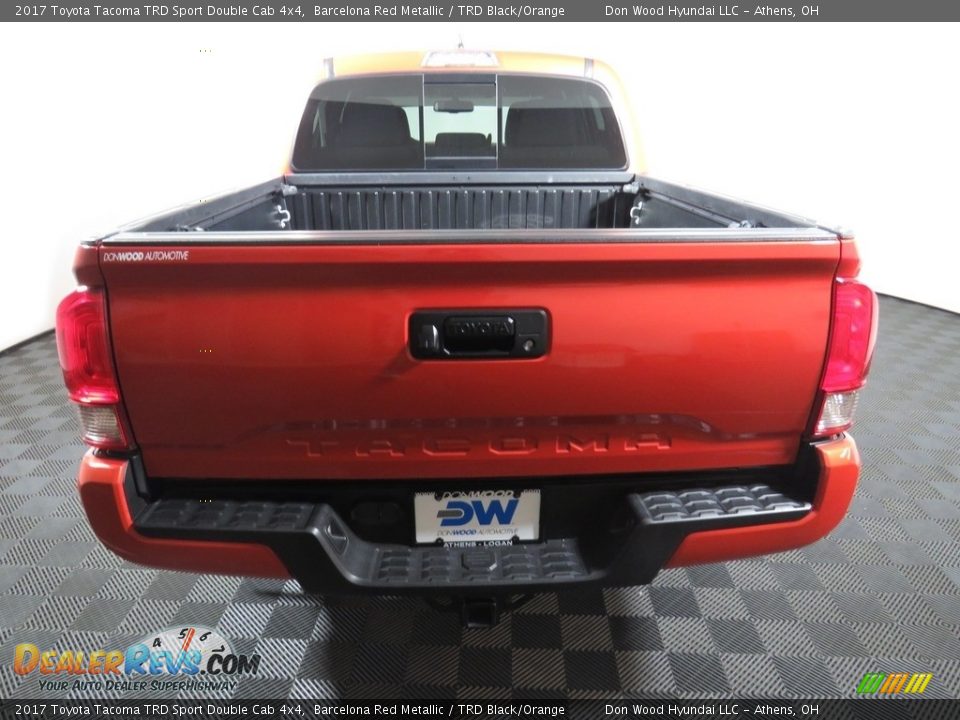 2017 Toyota Tacoma TRD Sport Double Cab 4x4 Barcelona Red Metallic / TRD Black/Orange Photo #11