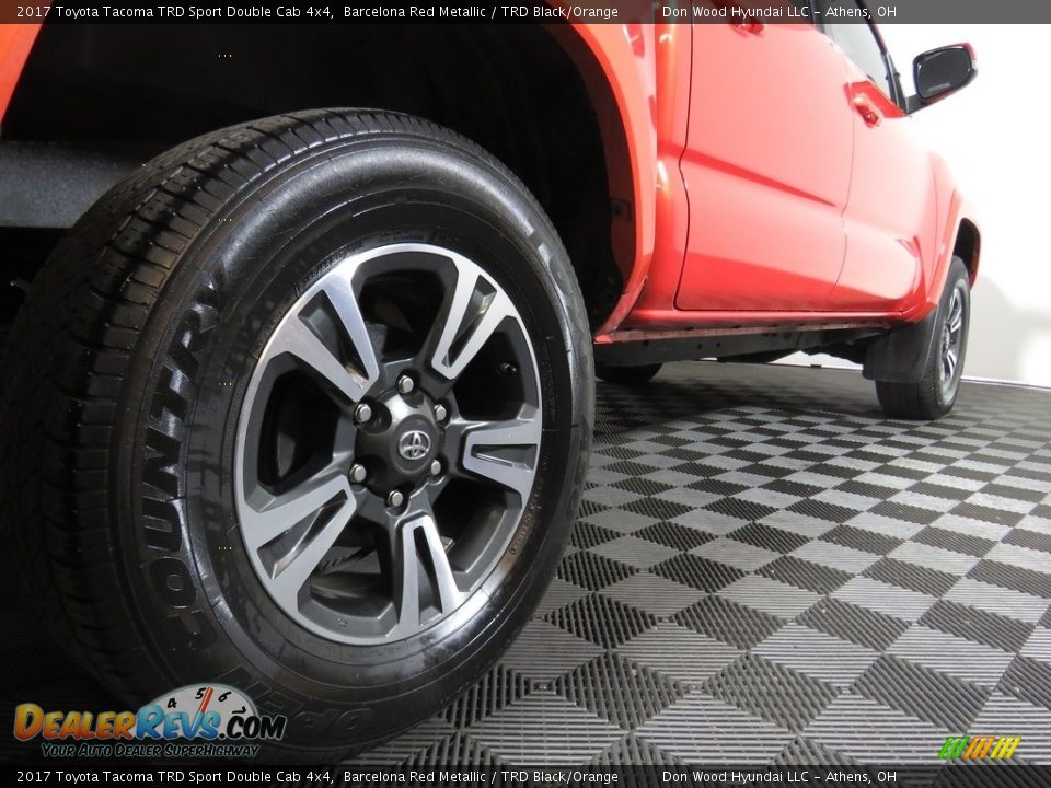 2017 Toyota Tacoma TRD Sport Double Cab 4x4 Barcelona Red Metallic / TRD Black/Orange Photo #14