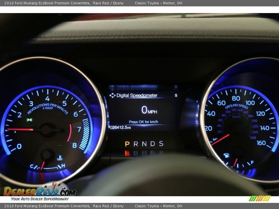 2019 Ford Mustang EcoBoost Premium Convertible Gauges Photo #9