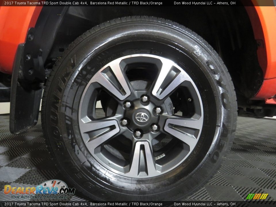 2017 Toyota Tacoma TRD Sport Double Cab 4x4 Barcelona Red Metallic / TRD Black/Orange Photo #15