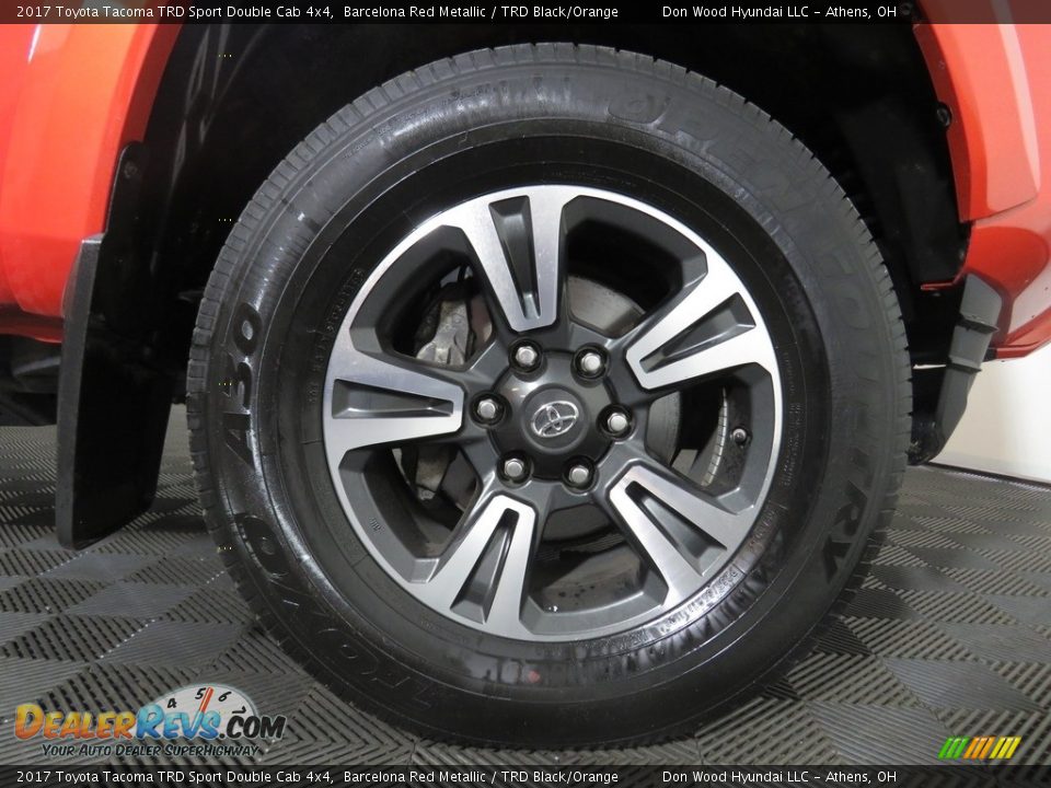 2017 Toyota Tacoma TRD Sport Double Cab 4x4 Barcelona Red Metallic / TRD Black/Orange Photo #16