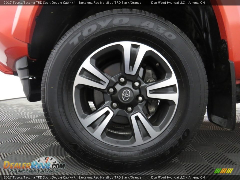 2017 Toyota Tacoma TRD Sport Double Cab 4x4 Barcelona Red Metallic / TRD Black/Orange Photo #17
