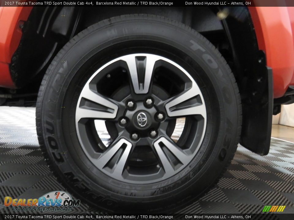 2017 Toyota Tacoma TRD Sport Double Cab 4x4 Barcelona Red Metallic / TRD Black/Orange Photo #18
