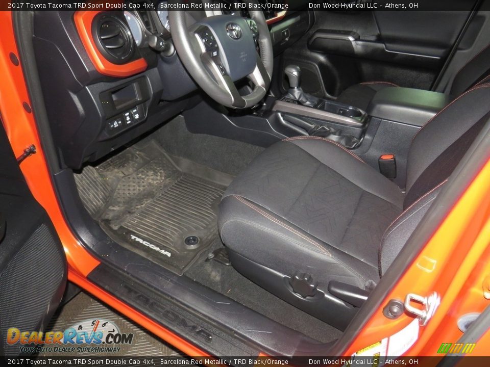 2017 Toyota Tacoma TRD Sport Double Cab 4x4 Barcelona Red Metallic / TRD Black/Orange Photo #20