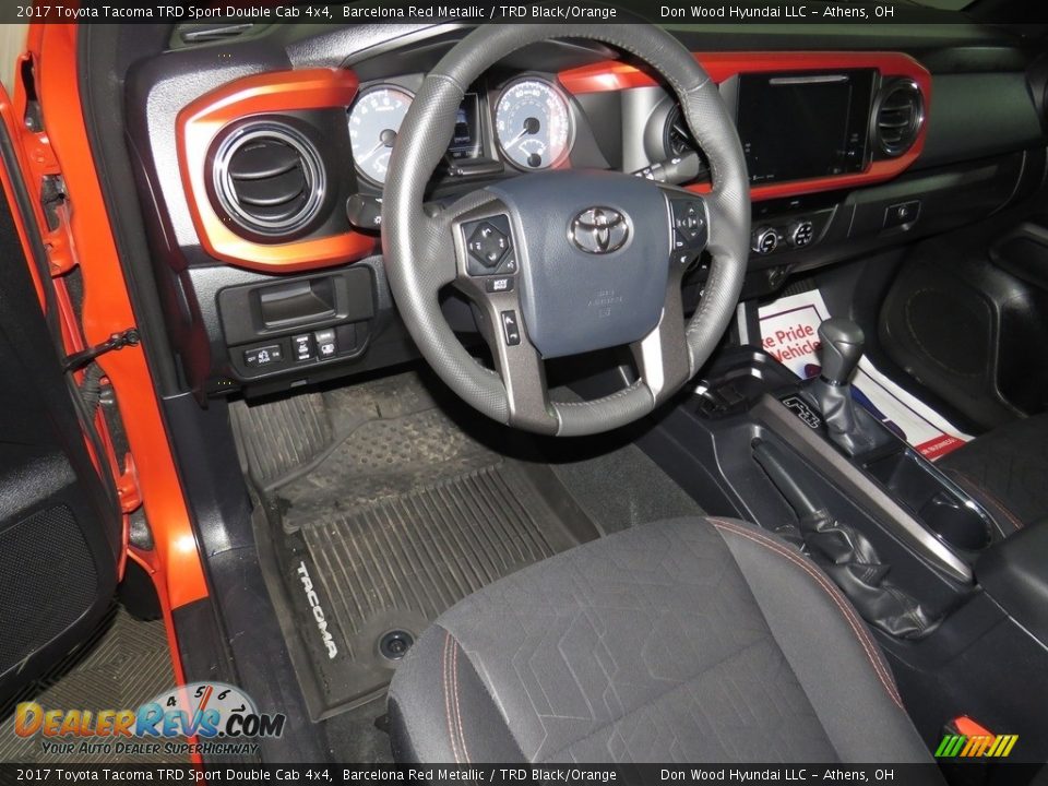 2017 Toyota Tacoma TRD Sport Double Cab 4x4 Barcelona Red Metallic / TRD Black/Orange Photo #21