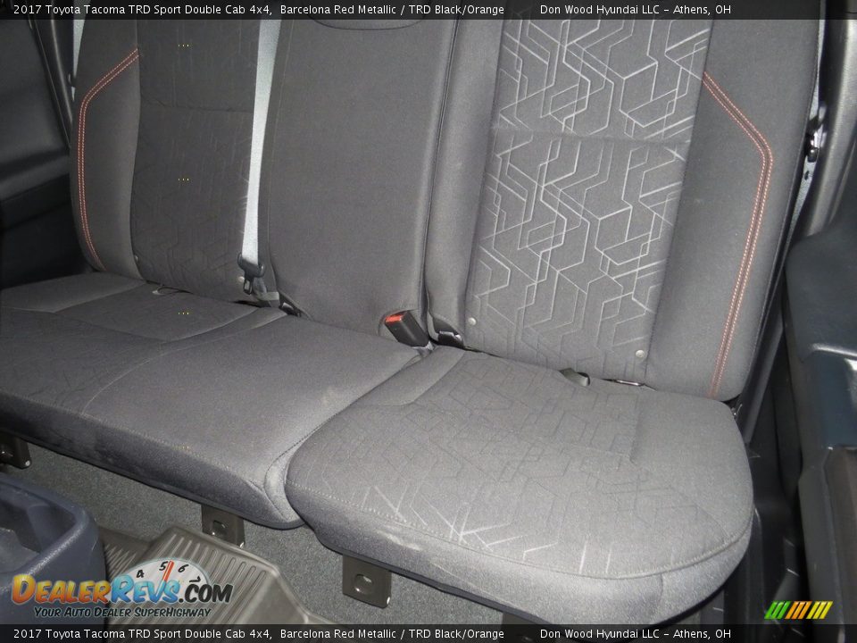2017 Toyota Tacoma TRD Sport Double Cab 4x4 Barcelona Red Metallic / TRD Black/Orange Photo #22