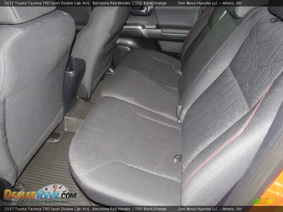 2017 Toyota Tacoma TRD Sport Double Cab 4x4 Barcelona Red Metallic / TRD Black/Orange Photo #24