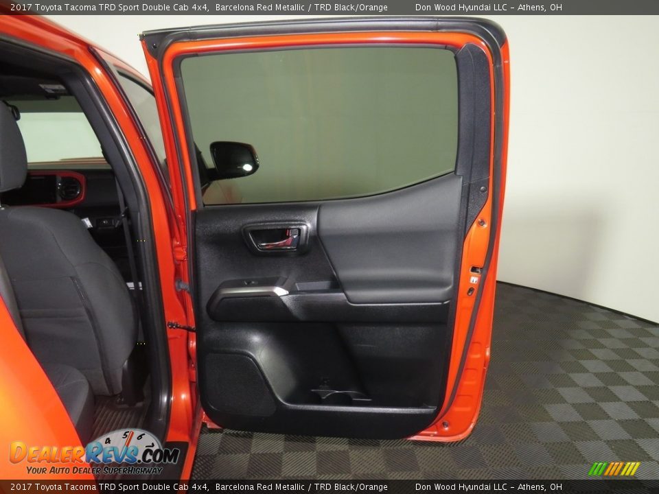 2017 Toyota Tacoma TRD Sport Double Cab 4x4 Barcelona Red Metallic / TRD Black/Orange Photo #25