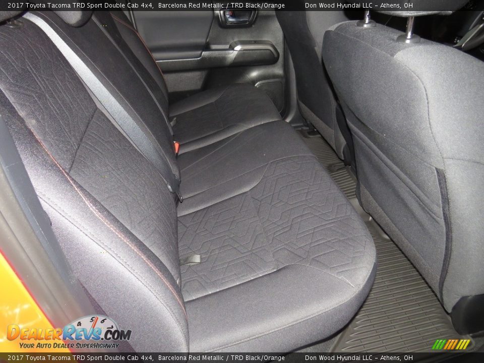 2017 Toyota Tacoma TRD Sport Double Cab 4x4 Barcelona Red Metallic / TRD Black/Orange Photo #26