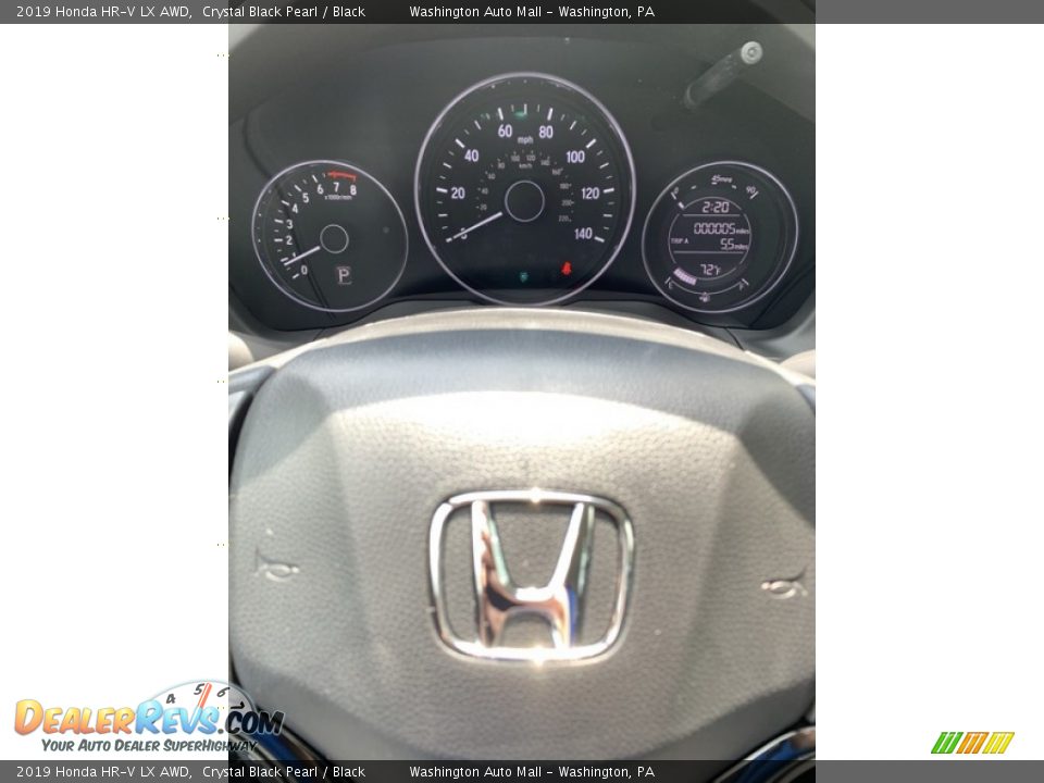 2019 Honda HR-V LX AWD Crystal Black Pearl / Black Photo #30