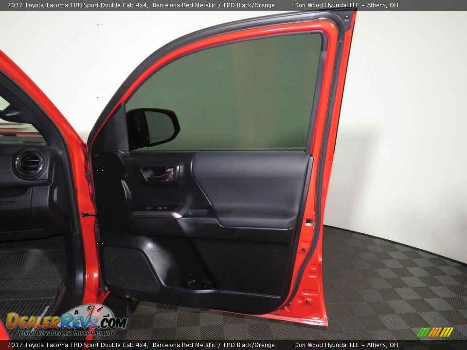 2017 Toyota Tacoma TRD Sport Double Cab 4x4 Barcelona Red Metallic / TRD Black/Orange Photo #27