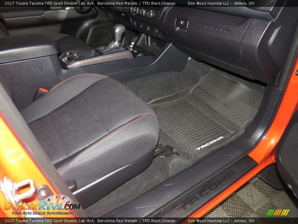 2017 Toyota Tacoma TRD Sport Double Cab 4x4 Barcelona Red Metallic / TRD Black/Orange Photo #28