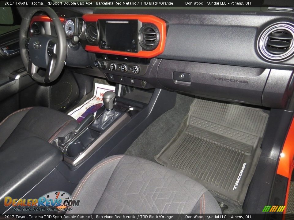 2017 Toyota Tacoma TRD Sport Double Cab 4x4 Barcelona Red Metallic / TRD Black/Orange Photo #29