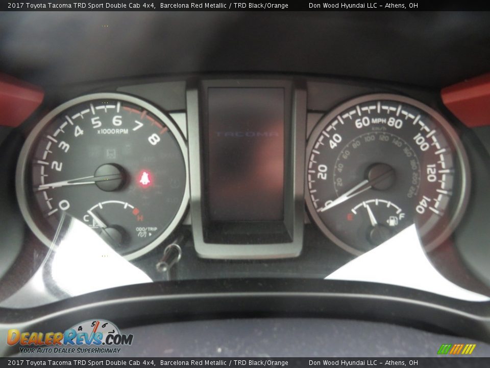 2017 Toyota Tacoma TRD Sport Double Cab 4x4 Barcelona Red Metallic / TRD Black/Orange Photo #30