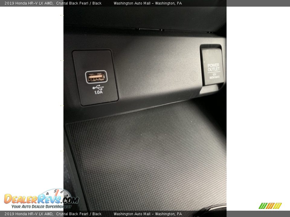 2019 Honda HR-V LX AWD Crystal Black Pearl / Black Photo #35