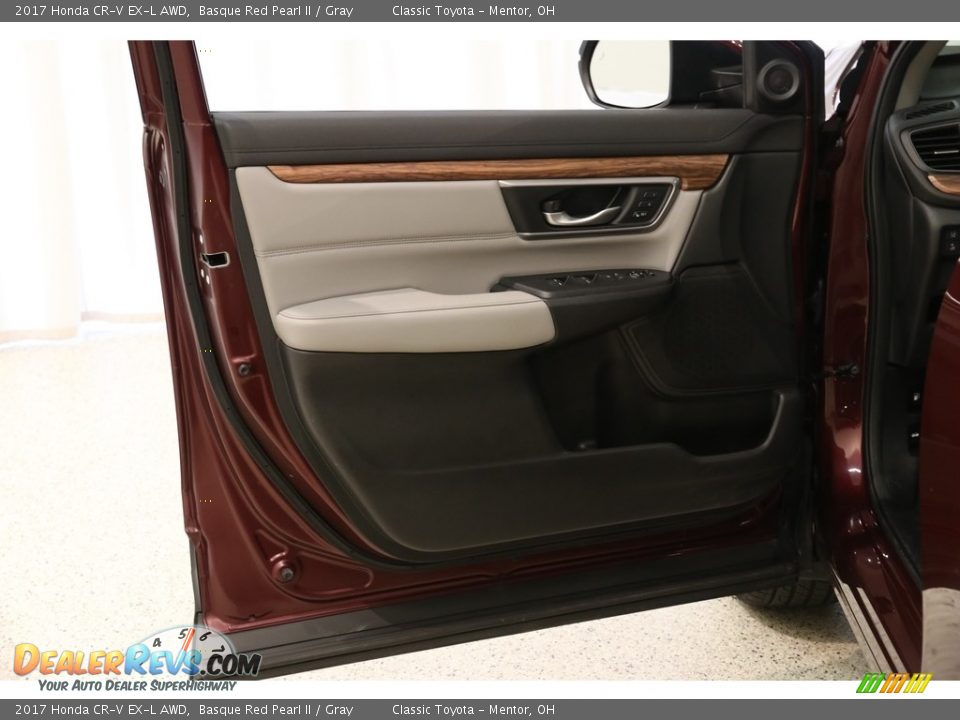 2017 Honda CR-V EX-L AWD Basque Red Pearl II / Gray Photo #4