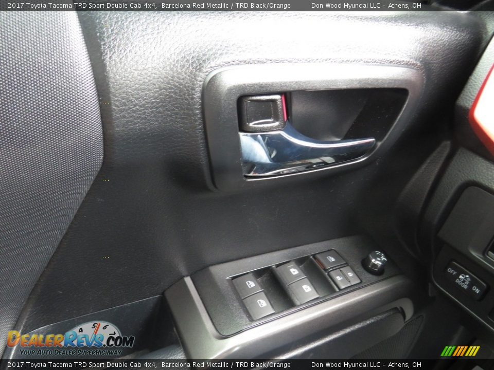 2017 Toyota Tacoma TRD Sport Double Cab 4x4 Barcelona Red Metallic / TRD Black/Orange Photo #32