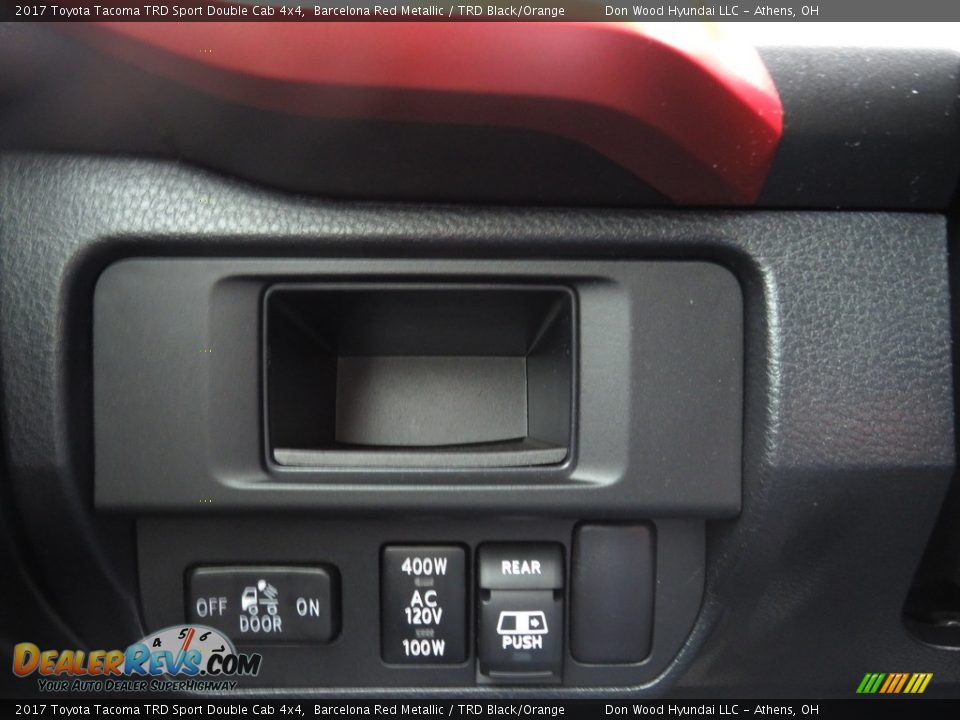 2017 Toyota Tacoma TRD Sport Double Cab 4x4 Barcelona Red Metallic / TRD Black/Orange Photo #33