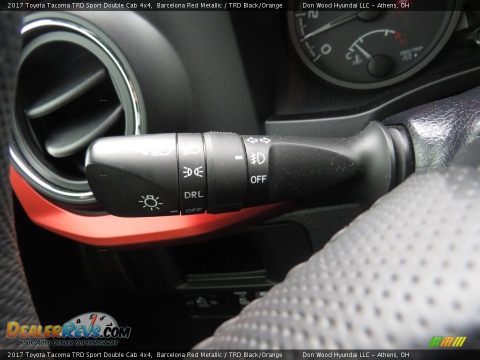 2017 Toyota Tacoma TRD Sport Double Cab 4x4 Barcelona Red Metallic / TRD Black/Orange Photo #34