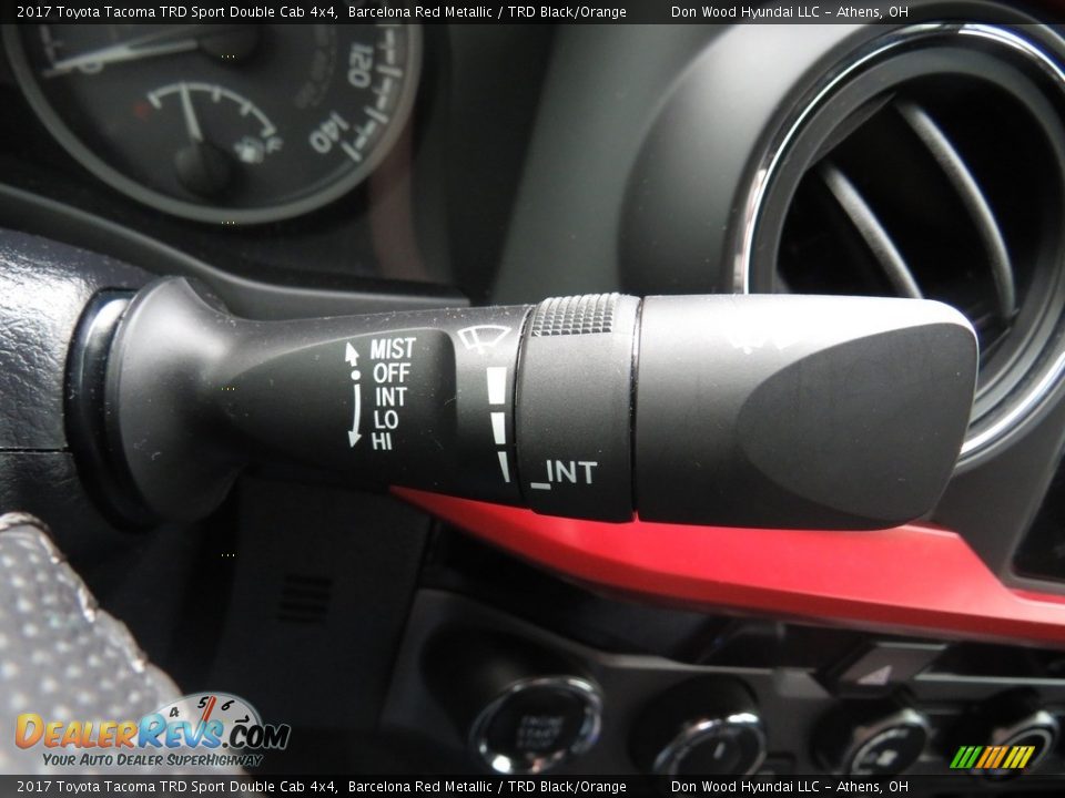 2017 Toyota Tacoma TRD Sport Double Cab 4x4 Barcelona Red Metallic / TRD Black/Orange Photo #35