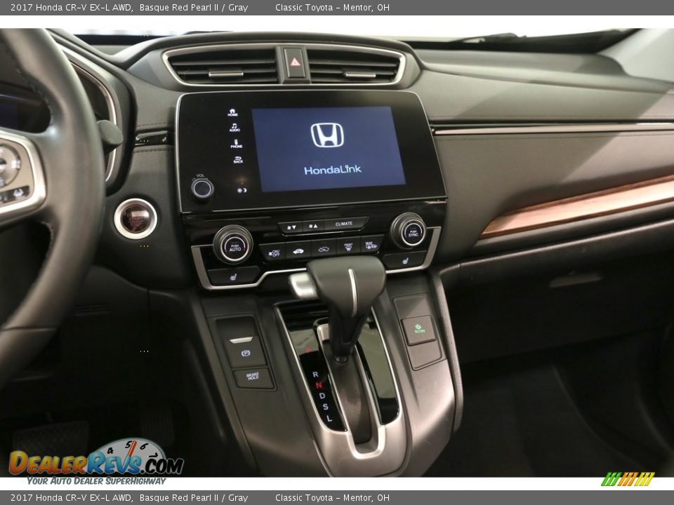 2017 Honda CR-V EX-L AWD Basque Red Pearl II / Gray Photo #9