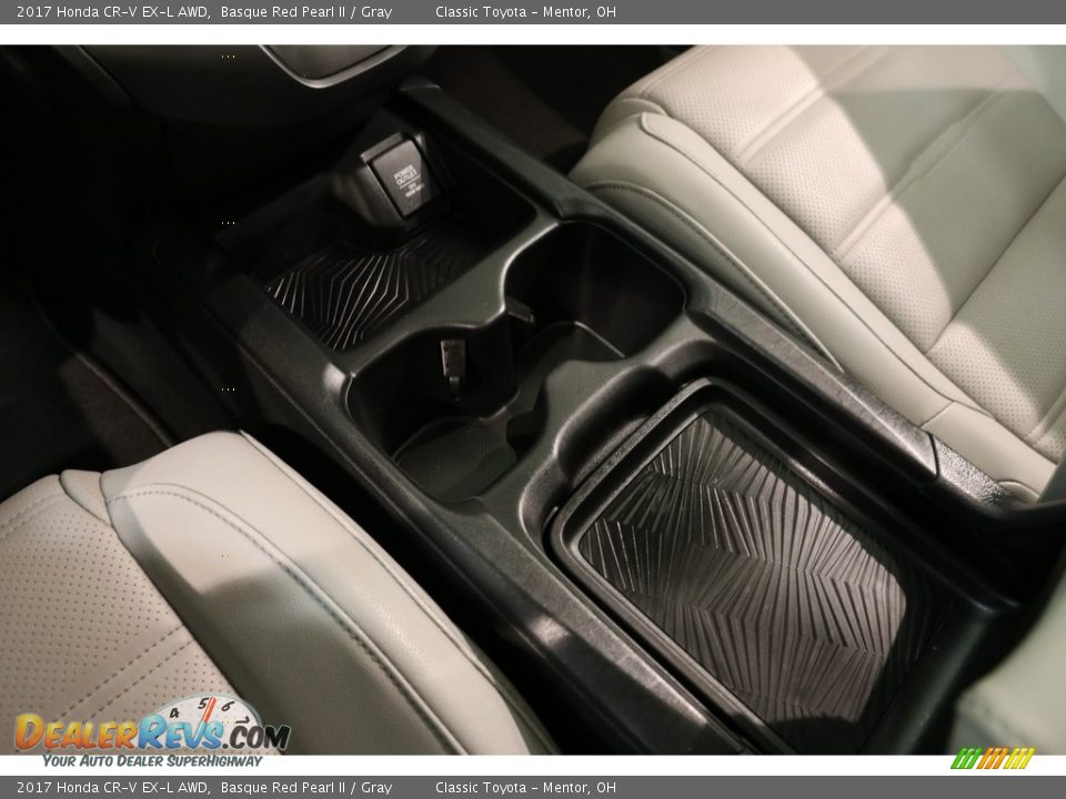 2017 Honda CR-V EX-L AWD Basque Red Pearl II / Gray Photo #14