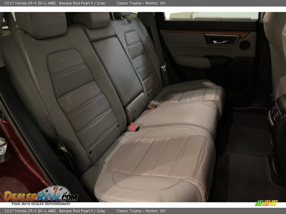 2017 Honda CR-V EX-L AWD Basque Red Pearl II / Gray Photo #18