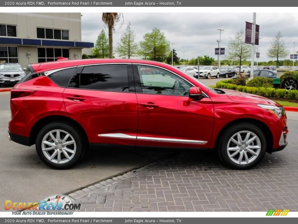 2020 Acura RDX FWD Performance Red Pearl / Parchment Photo #7