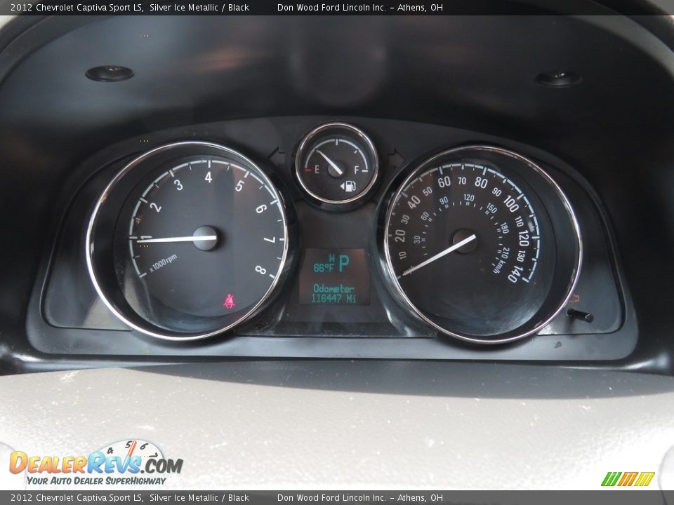 2012 Chevrolet Captiva Sport LS Silver Ice Metallic / Black Photo #32