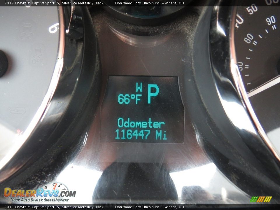 2012 Chevrolet Captiva Sport LS Silver Ice Metallic / Black Photo #33