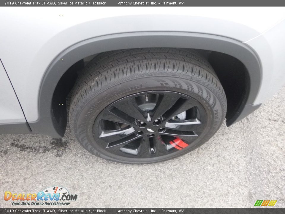 2019 Chevrolet Trax LT AWD Silver Ice Metallic / Jet Black Photo #2