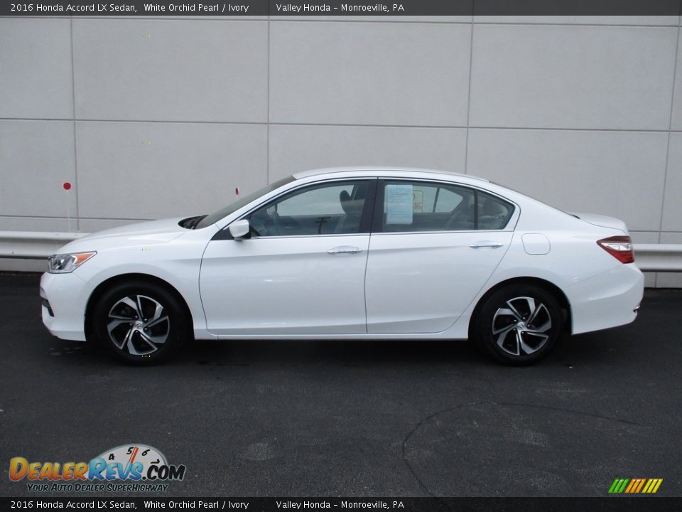 2016 Honda Accord LX Sedan White Orchid Pearl / Ivory Photo #2