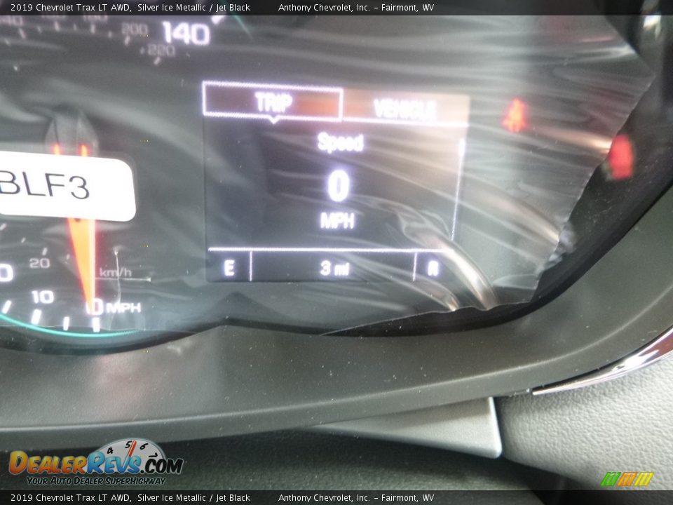 2019 Chevrolet Trax LT AWD Silver Ice Metallic / Jet Black Photo #20