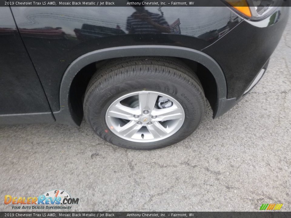 2019 Chevrolet Trax LS AWD Mosaic Black Metallic / Jet Black Photo #2