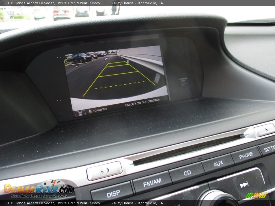 2016 Honda Accord LX Sedan White Orchid Pearl / Ivory Photo #15