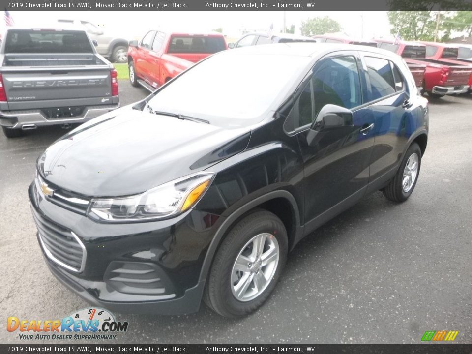 2019 Chevrolet Trax LS AWD Mosaic Black Metallic / Jet Black Photo #8