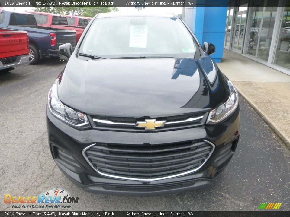 2019 Chevrolet Trax LS AWD Mosaic Black Metallic / Jet Black Photo #9