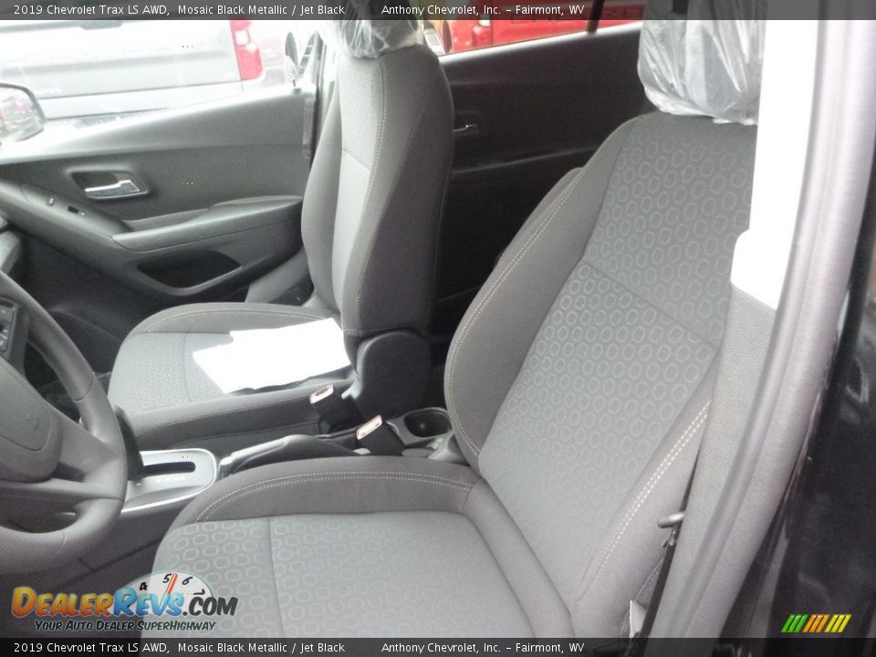 2019 Chevrolet Trax LS AWD Mosaic Black Metallic / Jet Black Photo #14