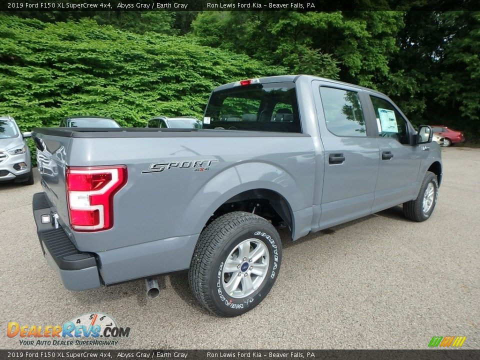 2019 Ford F150 XL SuperCrew 4x4 Abyss Gray / Earth Gray Photo #2