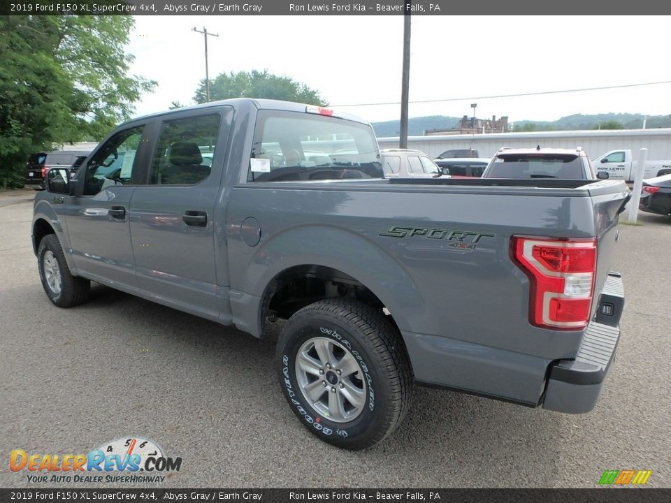 2019 Ford F150 XL SuperCrew 4x4 Abyss Gray / Earth Gray Photo #4