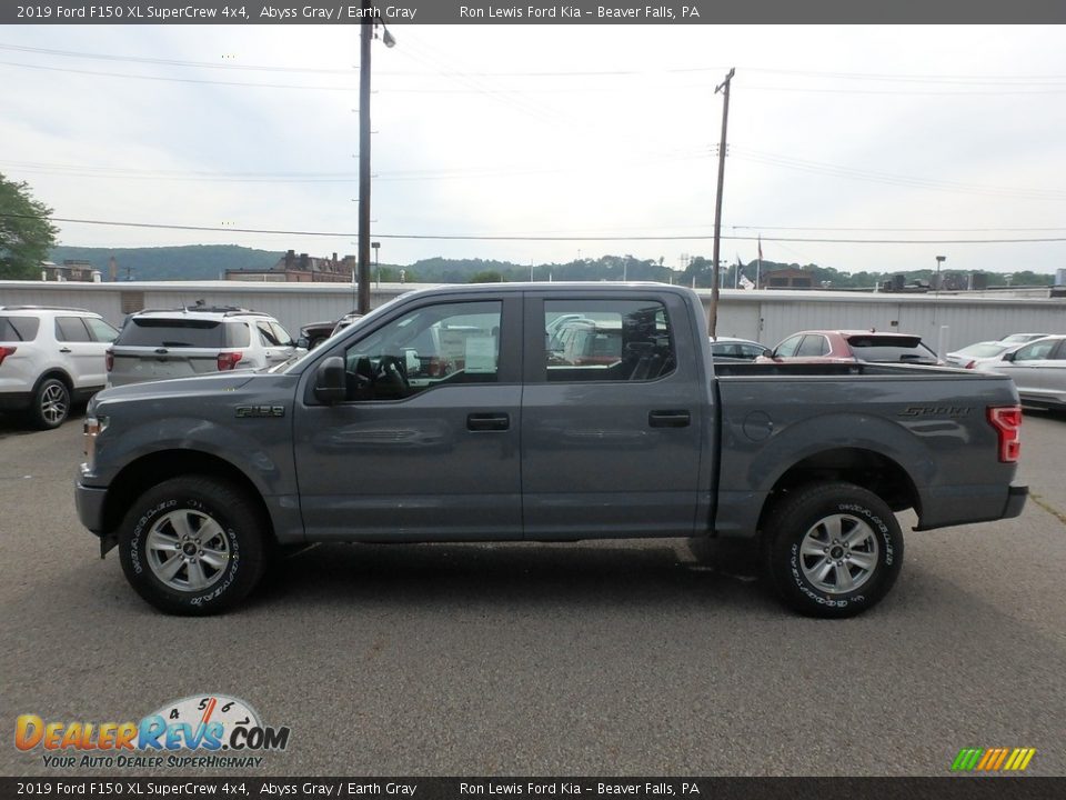 2019 Ford F150 XL SuperCrew 4x4 Abyss Gray / Earth Gray Photo #5