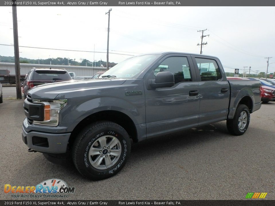 2019 Ford F150 XL SuperCrew 4x4 Abyss Gray / Earth Gray Photo #6